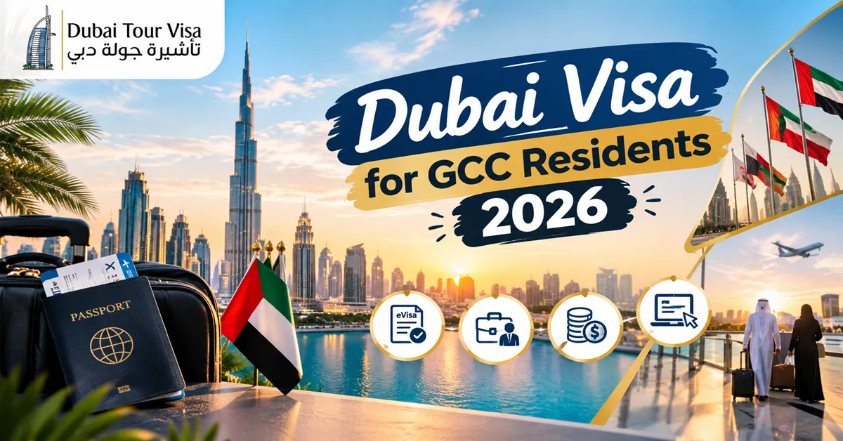 Dubai Visa for GCC Residents 2026: eVisa Requirements, Profession Rules, Fees & How to Apply